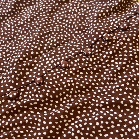 Mng polka dot skirt with buttons - Picture 3 of 5